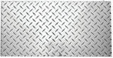 National Hardware 4221BC Series N316-364 Tread Plate, 12 in W, 24 in L, Diamond Tread, Aluminum, Polished
