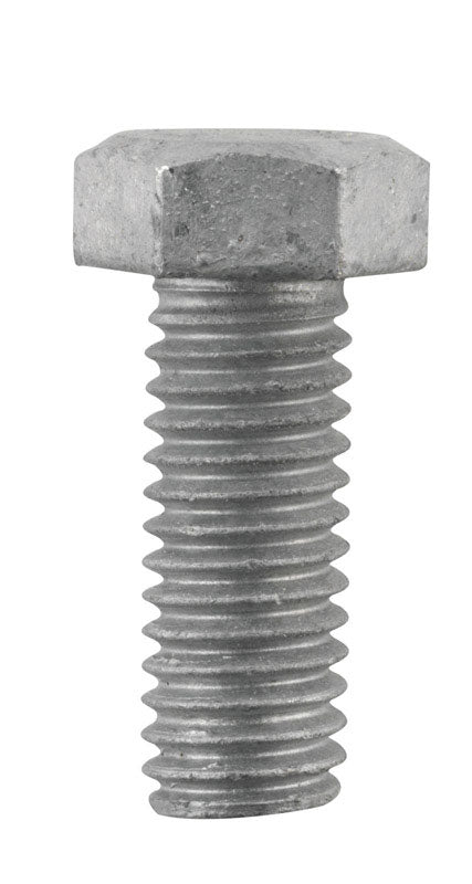 HILLMAN 3/8 in. D X 1 in. L Hot Dipped Galvanized Steel Hex Bolt 100 pk
