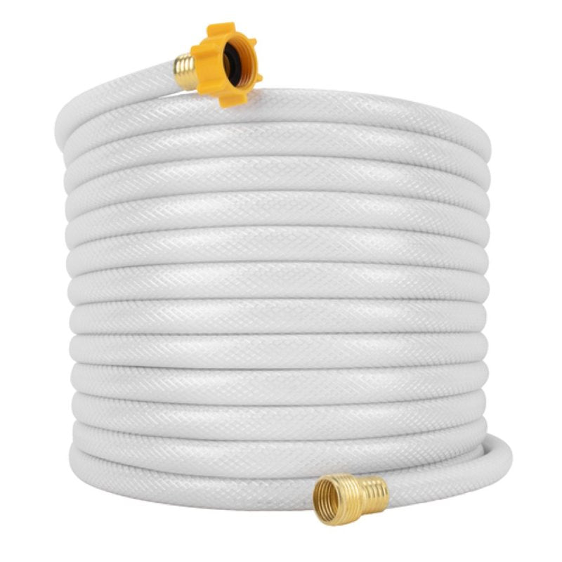 Camco USA 22793 Drinking Water Hose, 5/8 in ID, 50 ft L, 50 psi Pressure, PVC, White