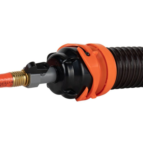 Camco USA RhinoFLEX 22999 Hose System with Rinser Cap, PVC, Orange