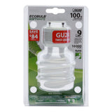Feit Electric BPESL23TM/GU24 Compact Fluorescent Bulb, 23 W, Twist Lamp, GU24 Lamp Base, 1600 Lumens, 2700 K Color Temp
