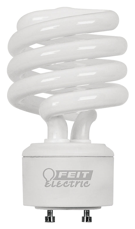 Feit Electric BPESL23TM/GU24 Compact Fluorescent Bulb, 23 W, Twist Lamp, GU24 Lamp Base, 1600 Lumens, 2700 K Color Temp