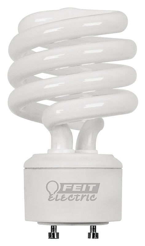 Feit Electric BPESL23TM/GU24 Compact Fluorescent Bulb, 23 W, Twist Lamp, GU24 Lamp Base, 1600 Lumens, 2700 K Color Temp