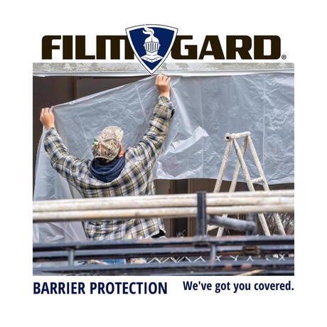 Film-Gard Plastic Sheeting 4 mil X 10 ft. W X 50 ft. L Polyethylene Clear 1 pk