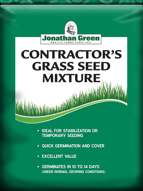 Jonathan Green 11460 Contractors Mix Grass Seed, 50 lb Bag