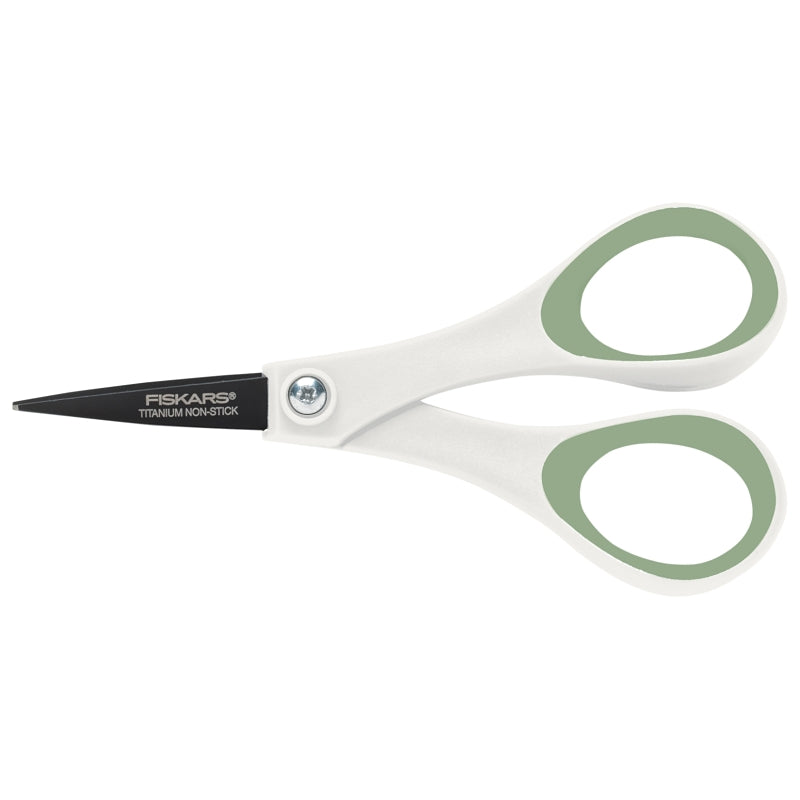 Ciseaux Fiskars 8 Pouces Lames Anti-adhésives - Neuf, Manche Ergonomique