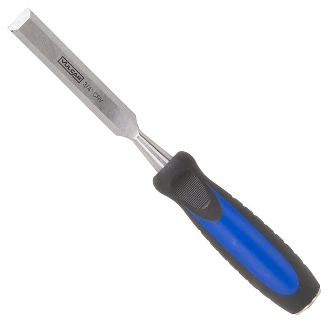 Vulcan JL-CH3 Chisel, 3/4 in Tip, 10-1/4 in OAL, CRV Blade, Ergonomic Grip Handle