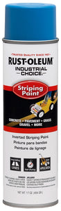 Rust-Oleum 263446 Inverted Marking Spray Paint, Dark Blue, 18 oz, Can, Pack of 6