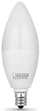Feit Electric CTF40/10KLED/3 LED Lamp, Specialty, Torpedo Tip Lamp, 40 W Equivalent, E12 Lamp Base, White
