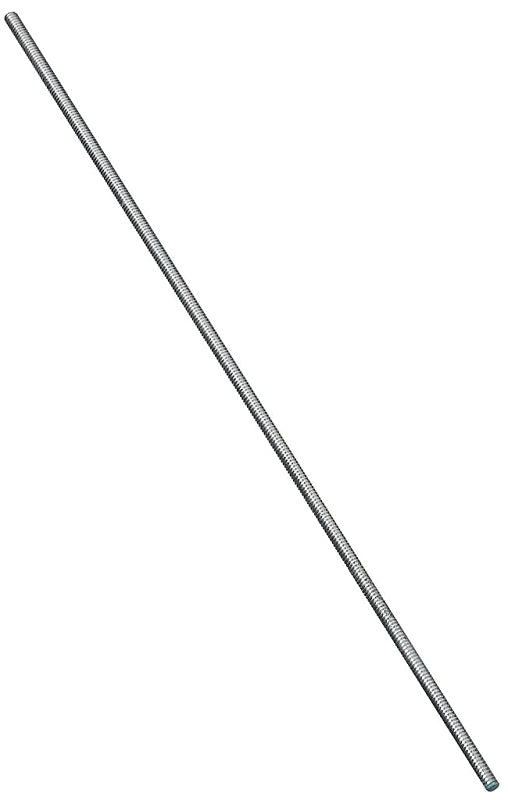 National Hardware N179-481 Threaded Rod, #10-24 Thread, 36 in L, A Grade, Steel, Zinc, UNC Thread, Pack of 3