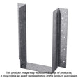 Simpson Strong-Tie U U44 Joist Hanger, 2-7/8 in H, 2 in D, 3-9/16 in W, Steel, Galvanized/Zinc, Face Mounting, Pack of 50