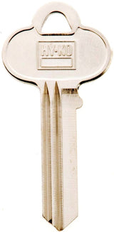 Hy-Ko 11010CO62 Key Blank, Brass, Nickel, For: Corbin Russwin Cabinet, House Locks and Padlocks, CO62 Key Number, Pack of 10