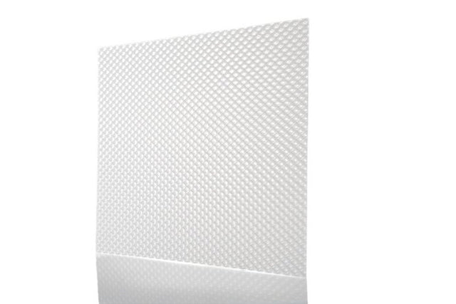 Plaskolite 1A20084A Lighting Panel, Non-Yellowing, 47-3/4 in L x 23-3/4 in W x 3/8 in D Dimensions, Acrylic, White, Pack of 20