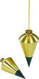 STANLEY 47-974 Plumb Bob, 16 oz, Brass, Lacquered