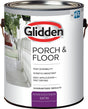 Glidden PF7010N-01 Porch and Floor Paint, Satin Sheen, Pastel Base/White, 1 gal, 300 to 350 sq-ft/gal Coverage Area, Pack of 4