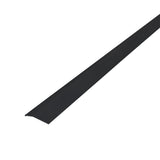 M-D 66267 Carpet Trim, 36 in L, 1-3/8 in W, Aluminum, Black, Matte, Nail Fastener