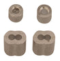 Campbell Aluminum Wire Rope Stop, Pack of 10