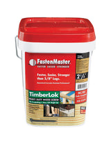 FastenMaster TimberLok No. 10 X 2-1/2 in. L Hex Epoxy Coarse Wood Screws 500 pk