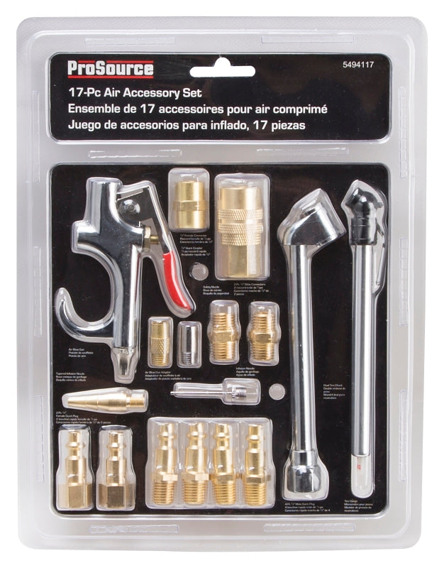 Vulcan CC910 Air Tool Accessory Kit, Brass/Steel, Brass/Chrome, Brass/Chrome