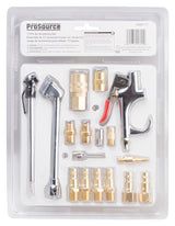 Vulcan CC910 Air Tool Accessory Kit, Brass/Steel, Brass/Chrome, Brass/Chrome