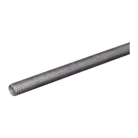 SteelWorks 1/2 in. D X 12 in. L Zinc-Plated Steel Threaded Rod, Pack of 5