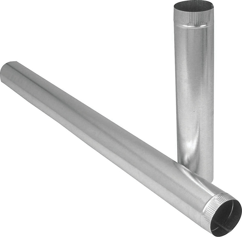 Imperial GV0362-A Round Pipe, 4 in Dia, 60 in L, 30 ga Gauge, Steel, Pack of 10