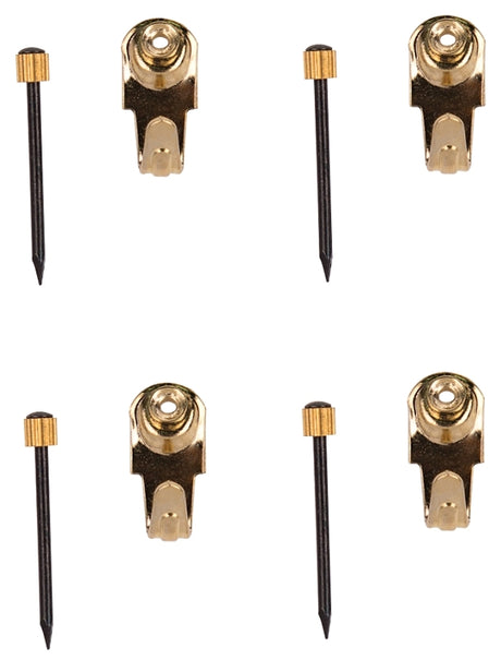 Knape & Vogt 80 80 BR 72 Shelf Bracket, 320 lb, Steel, Brass