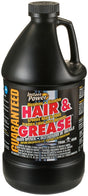 Instant Power 1970 Hair and Grease Drain Opener, Liquid, Clear, 2 L Bottle, Pack of 6