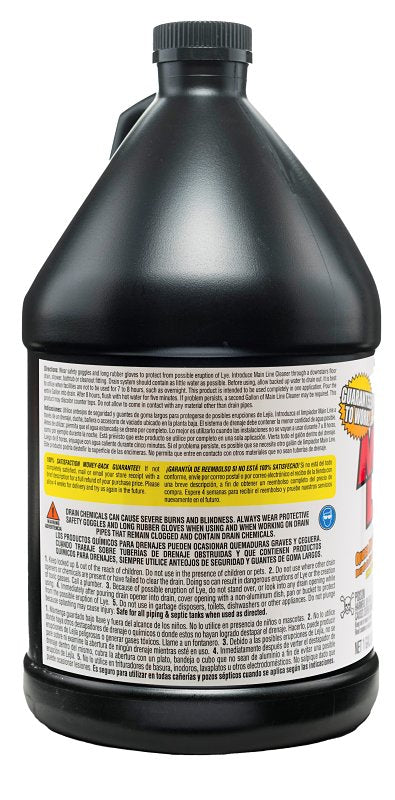 Instant Power 1801 Main Line Cleaner, 1 gal, Liquid, Clear, Pack of 4