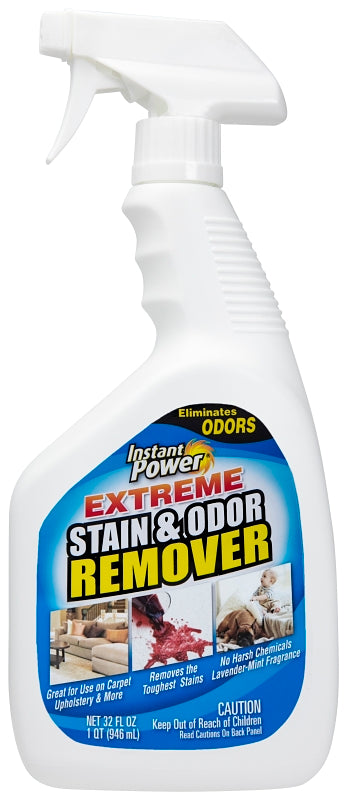 Instant Power COLORmaxx 2505 Stain and Odor Remover, 32 oz Bottle, Liquid, Fresh, Clear