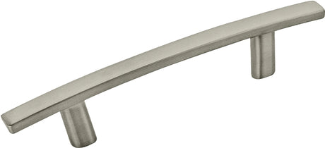 Amerock BP26201G10 Cabinet Pull, 5-1/4 in L Handle, 1 in H Handle, 1-1/16 in Projection, Zinc, Satin Nickel