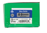 HILLMAN 5/8 in. D X 4-1/2 in. L Hot Dipped Galvanized Steel Hex Bolt 25 pk
