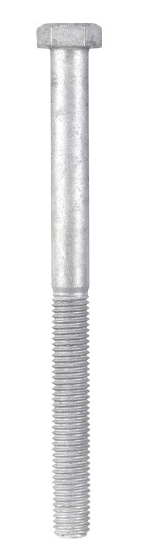 HILLMAN 5/8 in. D X 8 in. L Hot Dipped Galvanized Steel Hex Bolt 25 pk