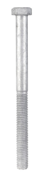 HILLMAN 5/8 in. D X 8 in. L Hot Dipped Galvanized Steel Hex Bolt 25 pk