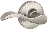 Schlage J Series J170SEV619LH Left Hand Dummy Lever, Mechanical Lock, Left Hand, Satin Nickel, Metal, Residential