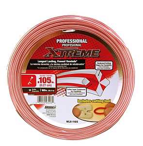 Arnold Xtreme Professional WLX-1105 Trimmer Line, 0.105 in Dia, 165 ft L, Monofilament