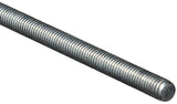 National Hardware N179-440 Threaded Rod, 7/16-14 Thread, 24 in L, A Grade, Steel, Zinc, UNC Thread