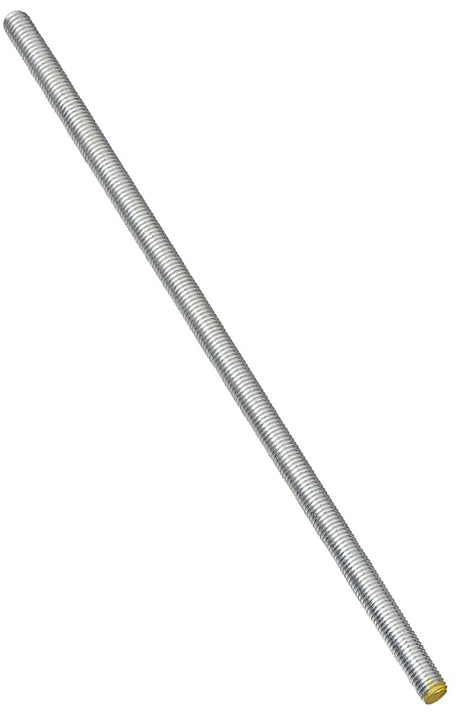 National Hardware N179-515 Threaded Rod, 3/8-16 Thread, 36 in L, A Grade, Steel, Zinc, UNC Thread