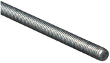 National Hardware N179-523 Threaded Rod, 7/16-14 Thread, 36 in L, A Grade, Steel, Zinc, UNC Thread
