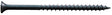 ProFIT 297179 Deck Screw, #9 Thread, 3 in L, Coarse Thread, Bugle Head, Star Drive, Sharp Point, Coated