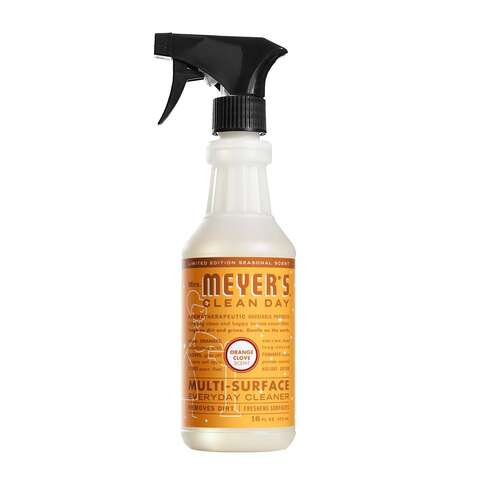 Mrs. Meyer's Clean Day Orange Clove Scent Organic Multi-Surface Cleaner Liquid Spray 16 oz, Pack of 6