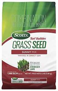 Scotts Turf Builder 18035 4-0-0 Grass Seed, Sunny Mix, 2.4 lb Bag