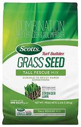 Scotts Turf Builder 18046 4-0-0 Grass Seed, Tall Fescue, 2.4 lb Bag