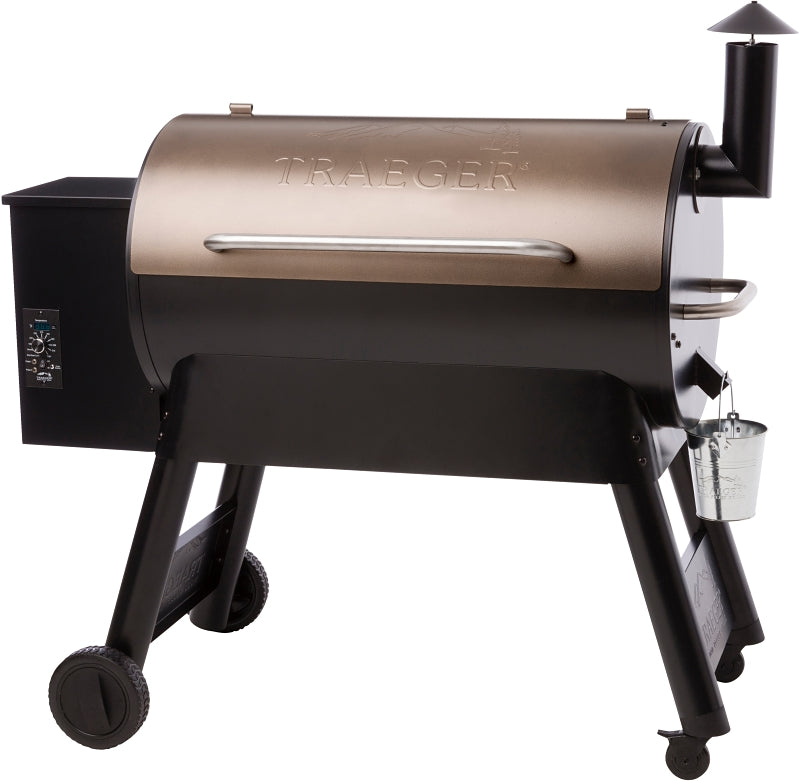Traeger Pro 34 Series TFB88PZB Pellet Grill, 36,000 Btu, Steel Body, Bronze
