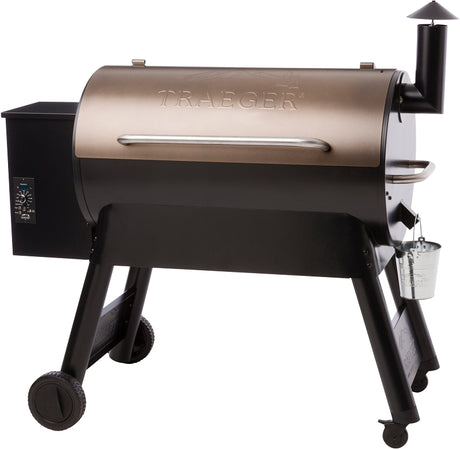Traeger Pro 34 Series TFB88PZB Pellet Grill, 36,000 Btu, Steel Body, Bronze