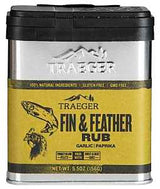 Traeger SPC176 Fin and Feather Rub, 5.5 oz Tin