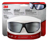 3M 90213-HZ4-NA Safety Eyewear, Anti-Fog, Scratch-Resistant Lens, Plastic Frame, Black Frame, UV Protection: Yes