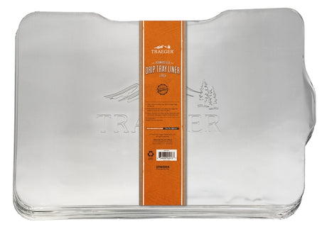 Traeger BAC506 Drip Tray Liner, For: Ironwood 650 Grill, Aluminum, 5 PK