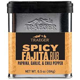Traeger SPC217 Spicy Fajitas Rub, Savory, Spicy, 6.5 oz Tin, Pack of 6