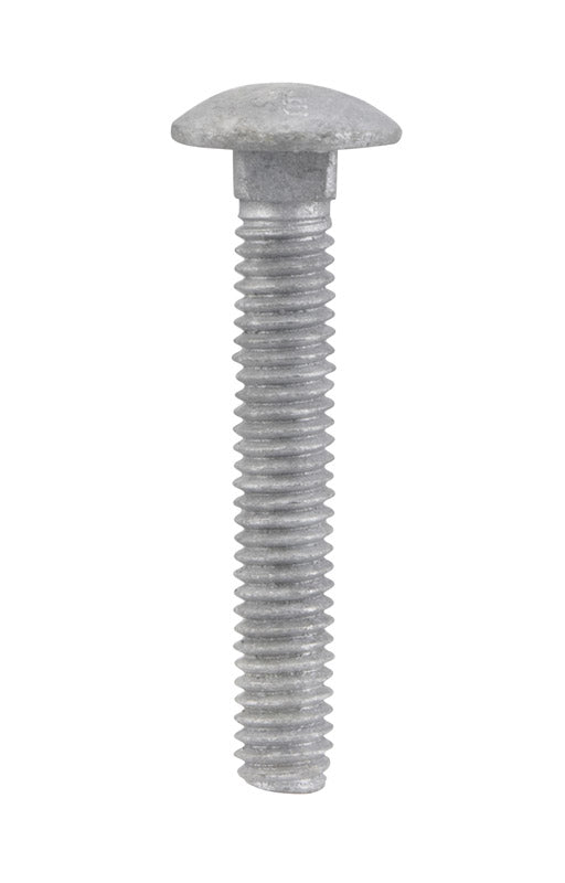 HILLMAN 5/16 in. X 2 in. L Hot Dipped Galvanized Steel Carriage Bolt 100 pk